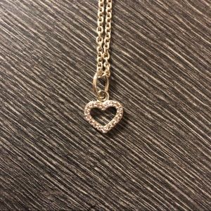 Pandora necklace with heart pendant